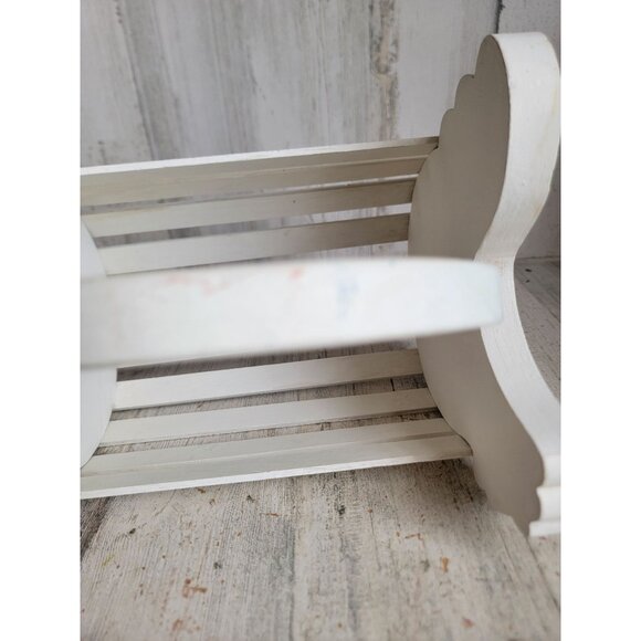 Wooden chicken basket farmhouse unique home decor spring - Picture 5 of 9